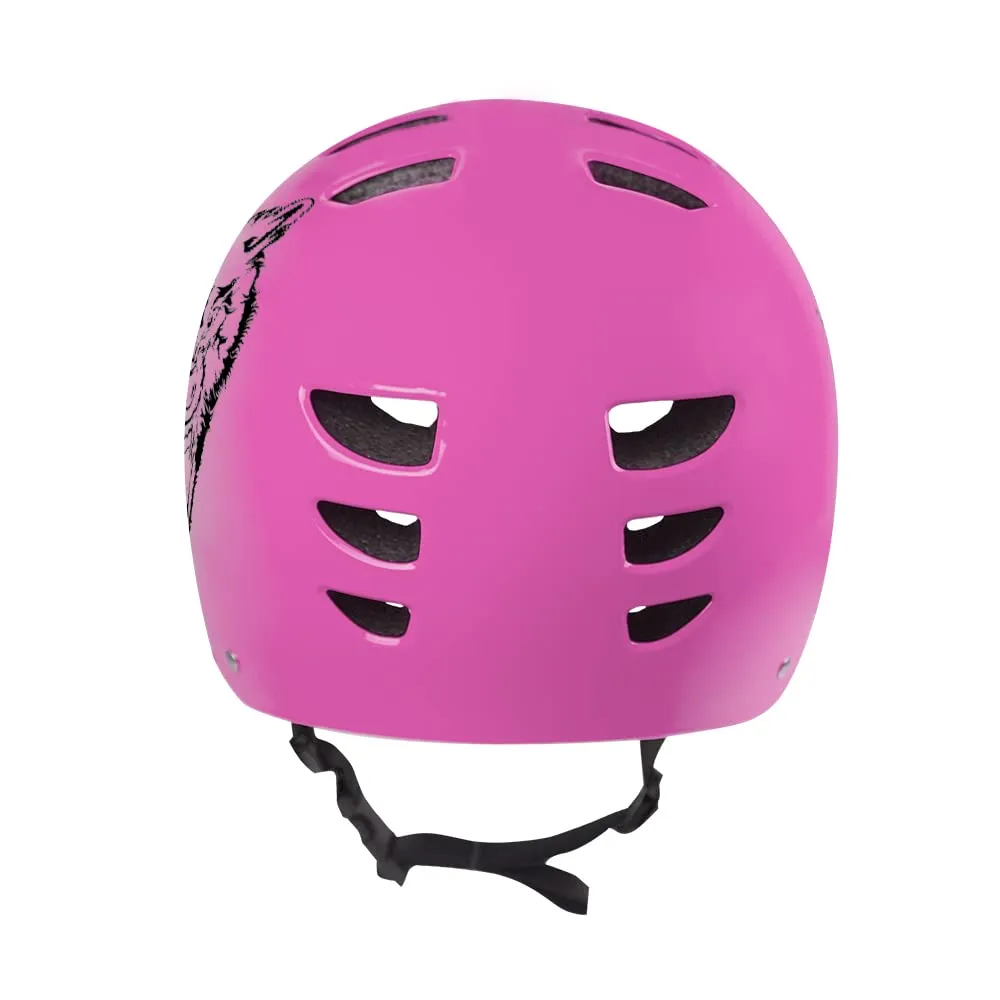 Bestial Wolf Skull casco skate regolabile unisex