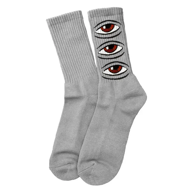 Toy Machine Sect Eye Stack calzini grigi