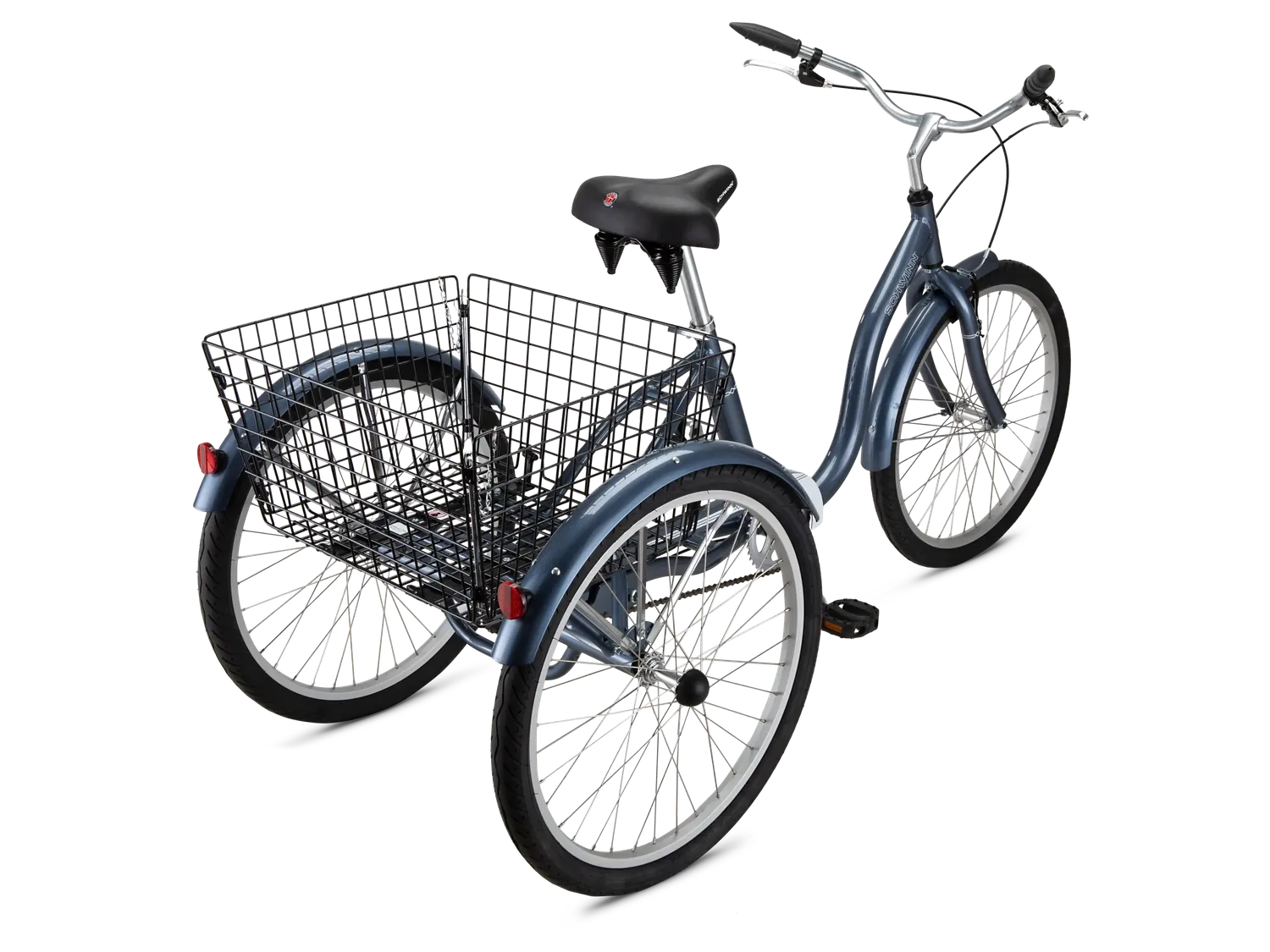 Schwinn Meridian triciclo adulto blu 24" 3 ruote
