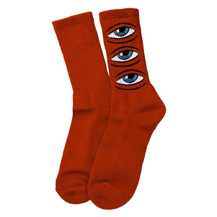 Toy Machine Sect Eye Stack calzini grigi