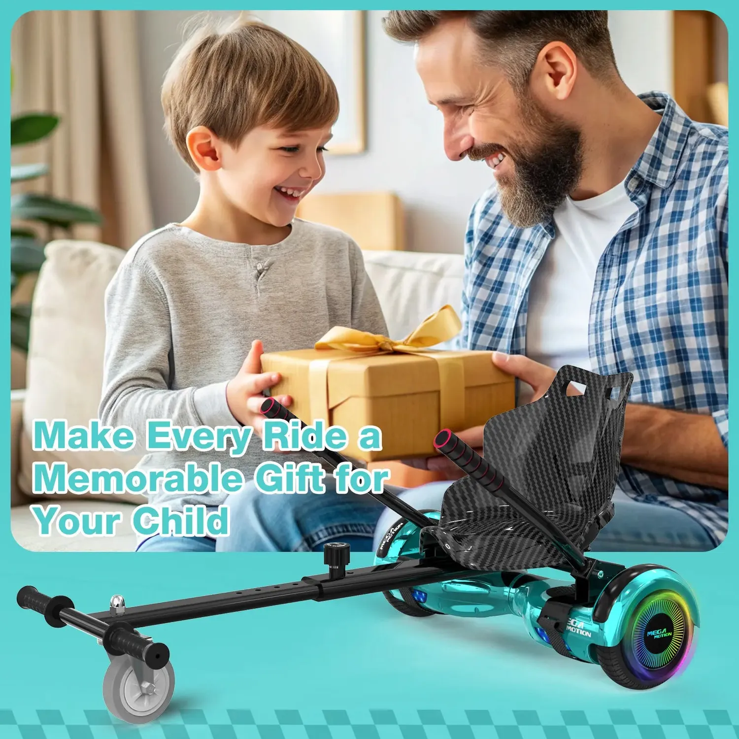 Mega Motion A03 hoverboard bambini 6,5 pollici bluetooth