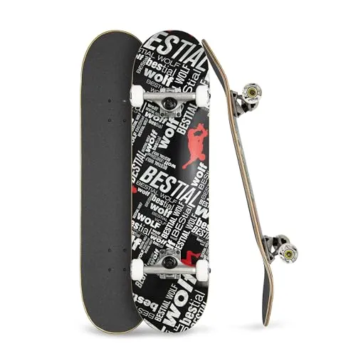 Bestial Wolf Under skateboard completo 8 x 31,5 truck 5,25