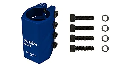 Bestial Wolf Octopus clamp blu 32 mm alluminio