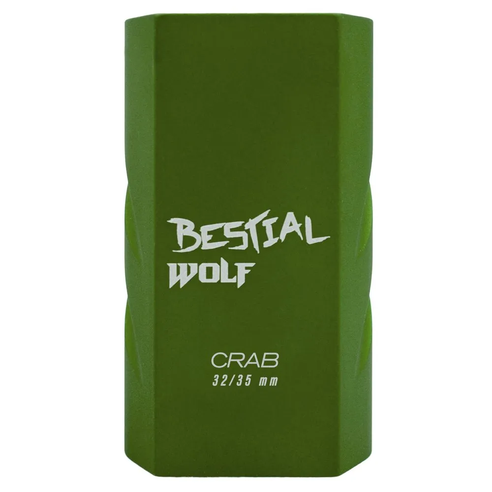 Bestial Wolf Crab morsetto monopattino verde 4 viti