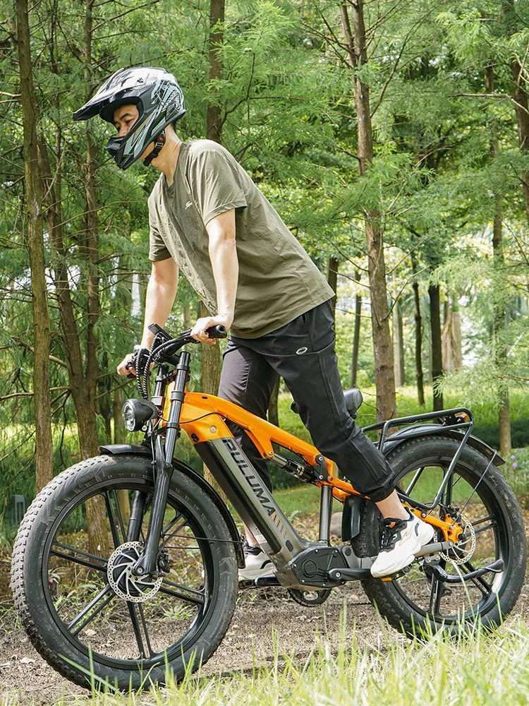 Puluma PH003 ebike fat bike arancione 26" biammortizzata