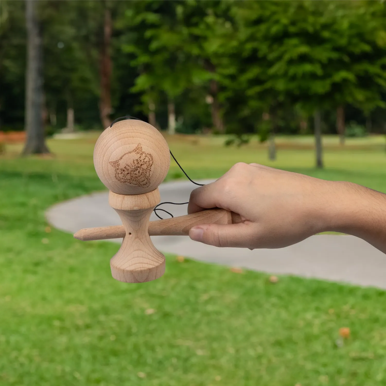 Bestial Wolf Wolf kendama legno classico bilanciato