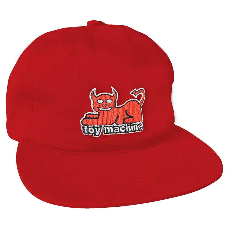 Toy Machine Devil Cat cappellino Black regolabile