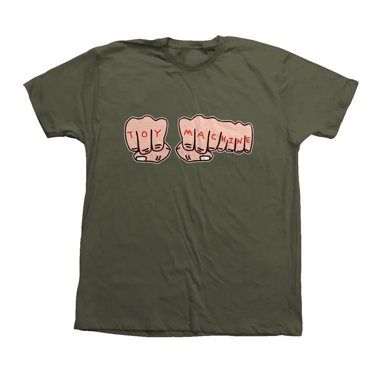 Toy Machine Fists t-shirt nera cotone