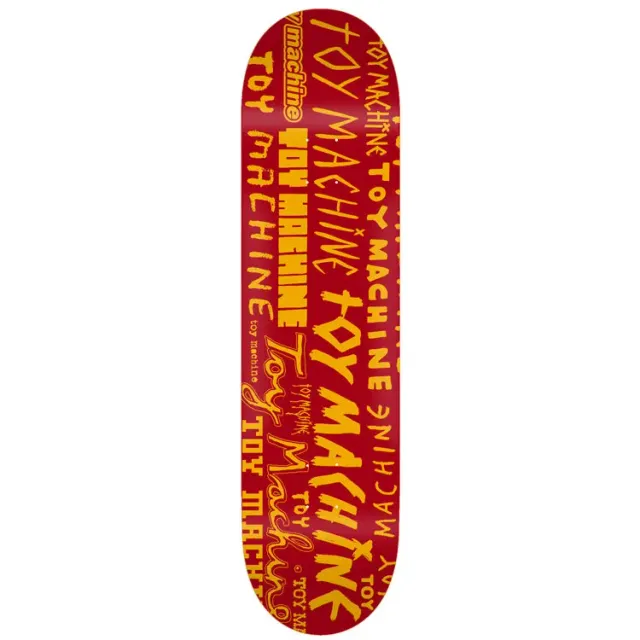 Toy Machine Word Marks Red tavola skate 8.00