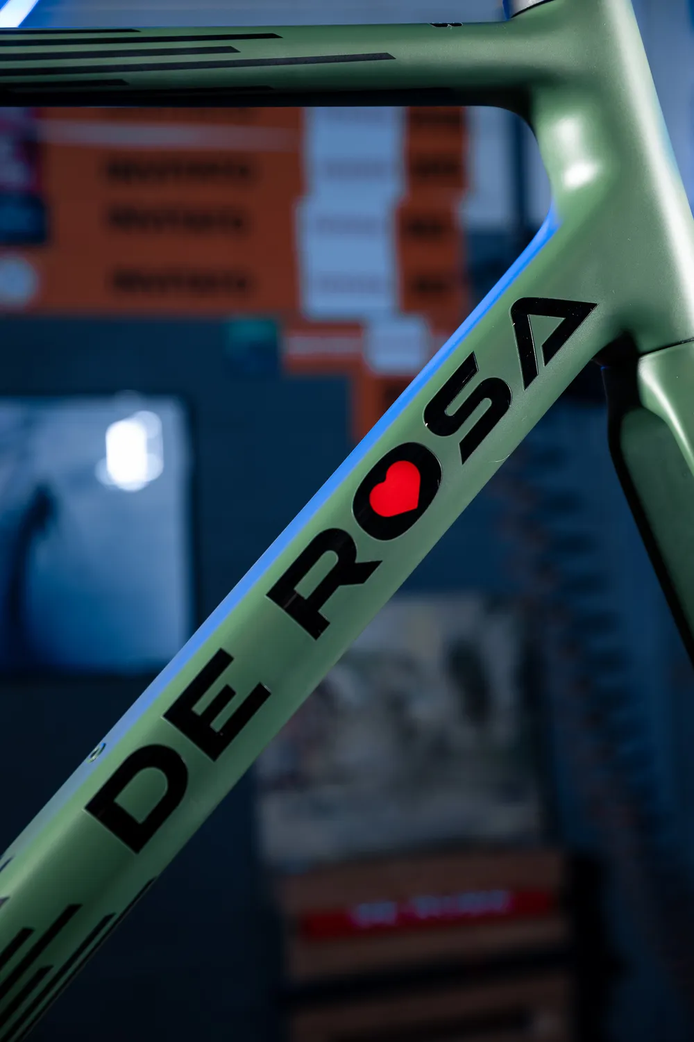 De Rosa 838 Stranger Olive Green telaio bici pezzo unico