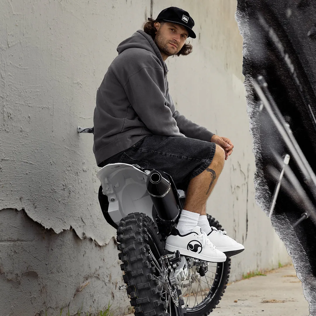 DVS Revival scarpe skate white black lace-to-toe