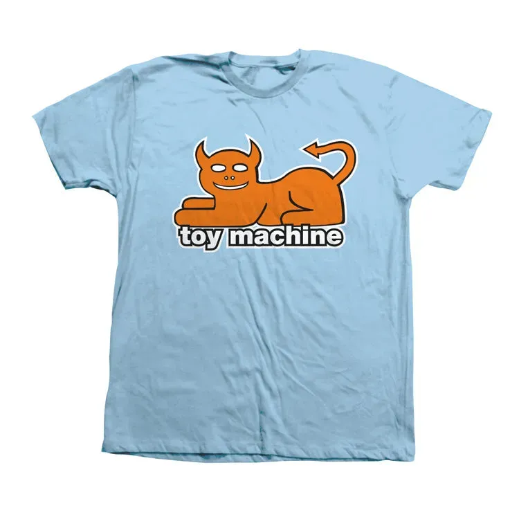 Toy Machine Devil Cat maglietta bambino azzurra youth