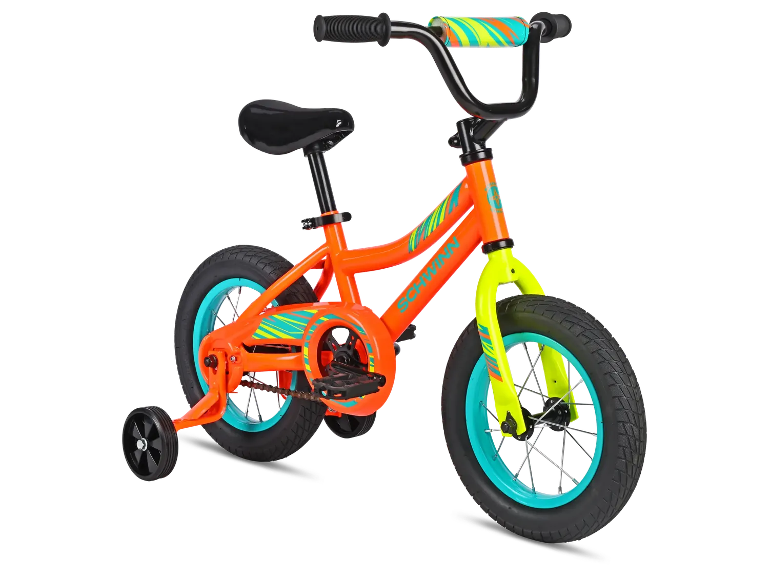 Schwinn My First Bike bici bambino arancione 12" con casco