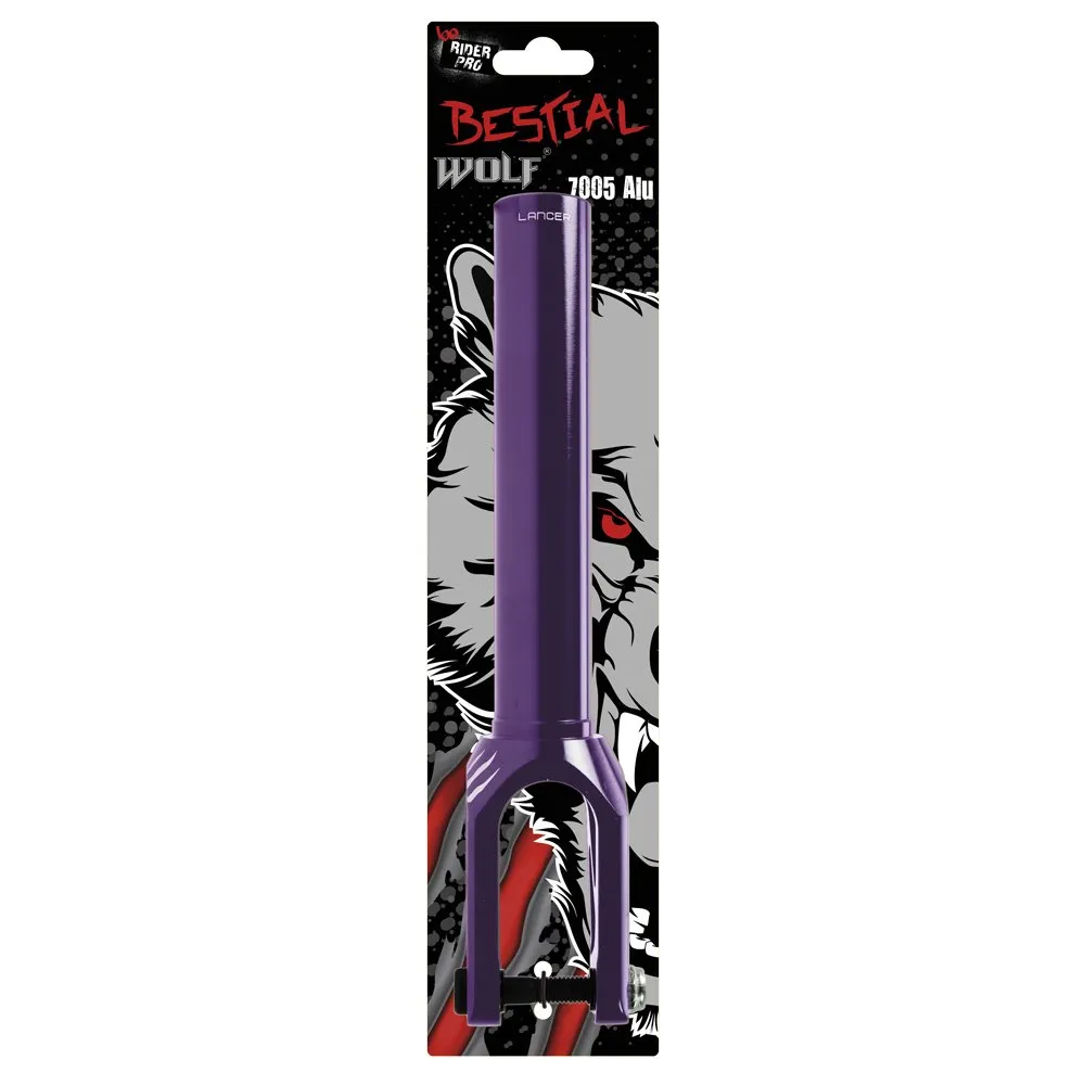 Bestial Wolf Lancer forcella monopattino viola 235 mm 340 g