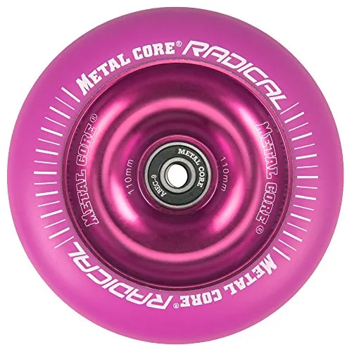 Bestial Wolf Metal Core Radical ruota monopattino 110 mm rosa fluo