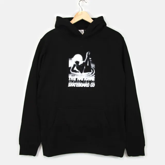 The National Ethereal felpa cappuccio nera regular fit