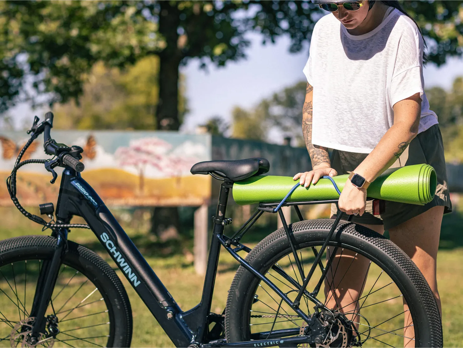 Schwinn Parkwood bici elettrica 27,5" blu adulto
