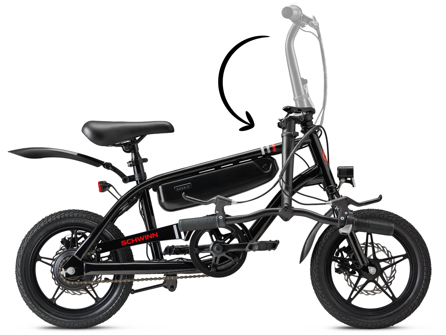 Schwinn Tornado Compact bici elettrica nera 14