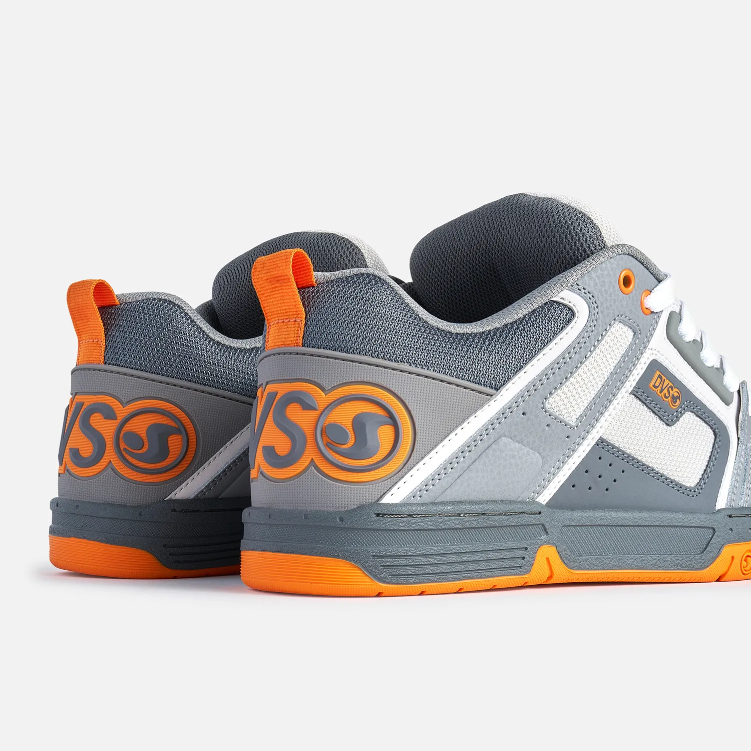 DVS Comanche scarpe skate charcoal grey orange imbottite