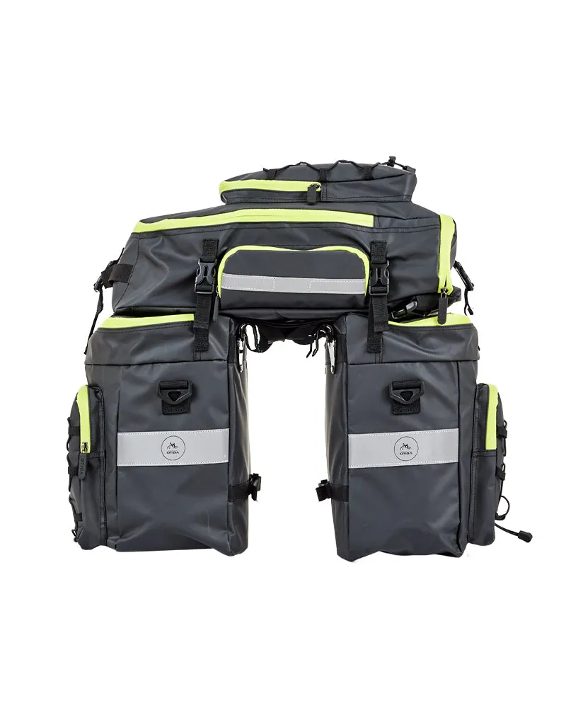 PULUMA 3 in 1 borsa bici posteriore tripla impermeabile