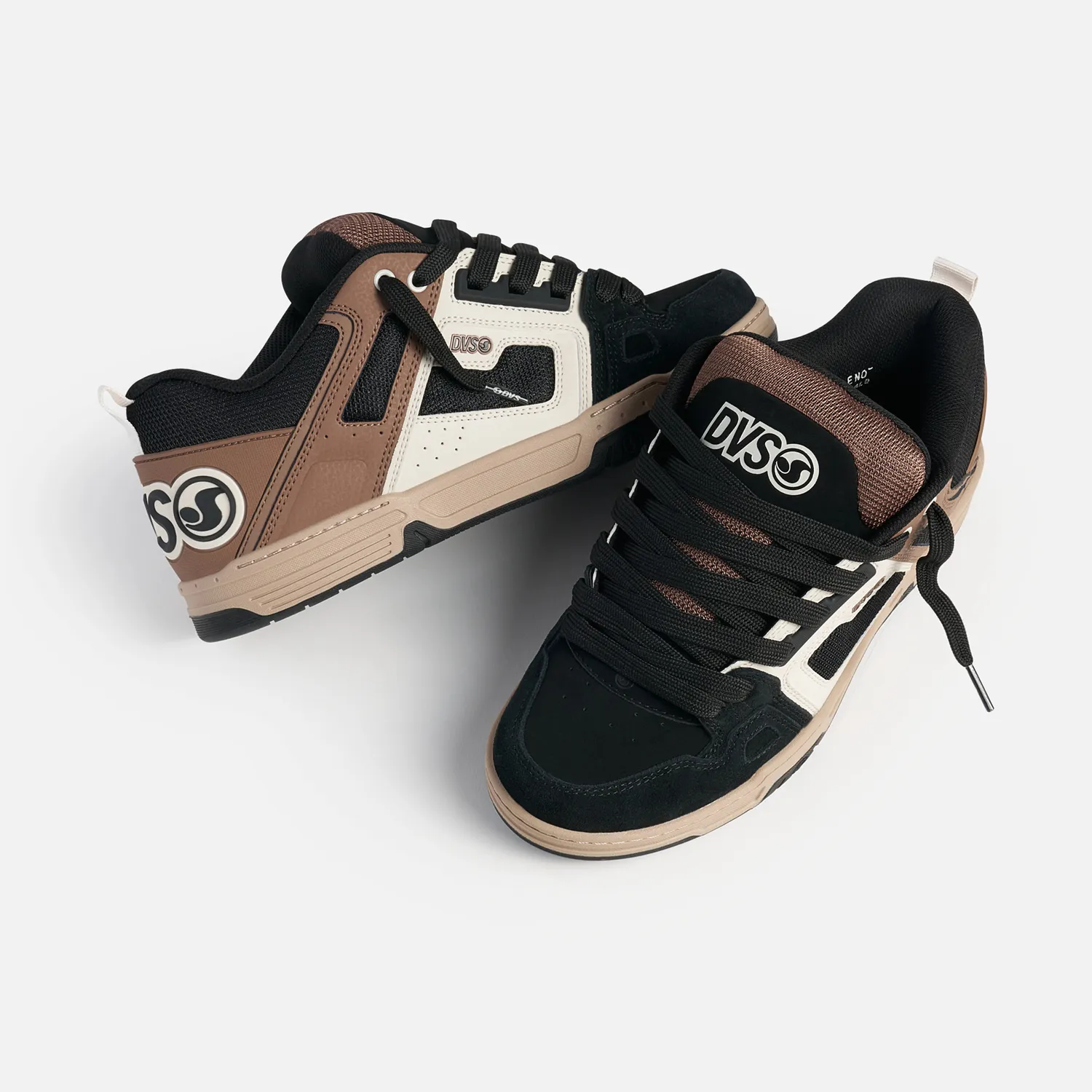 DVS Comanche scarpe skate brown black imbottite