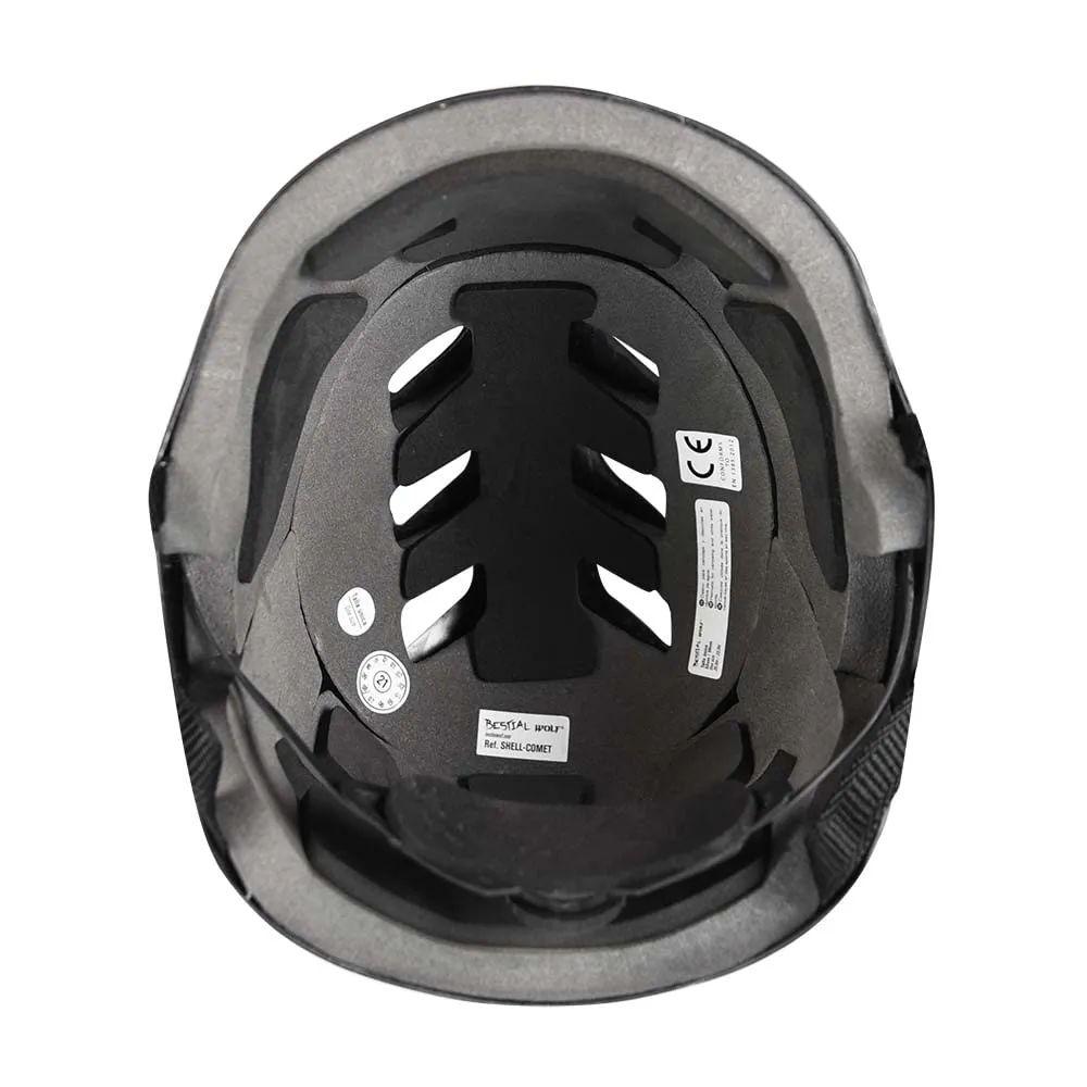 Bestial Wolf Shell casco skate menta opaco regolabile