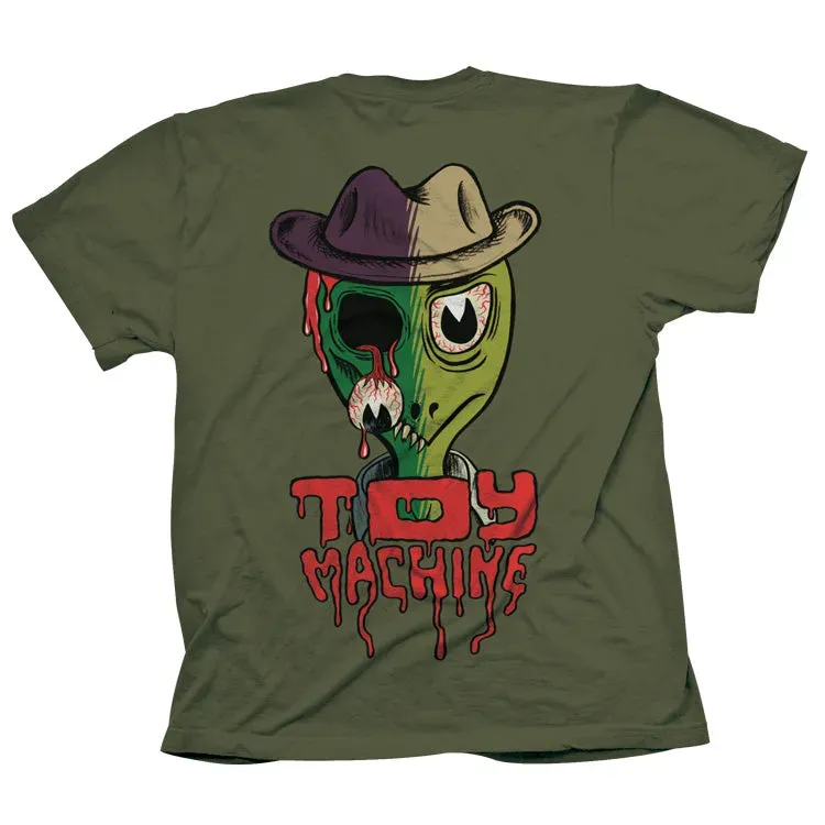 Toy Machine Half N' Half t-shirt Army in cotone