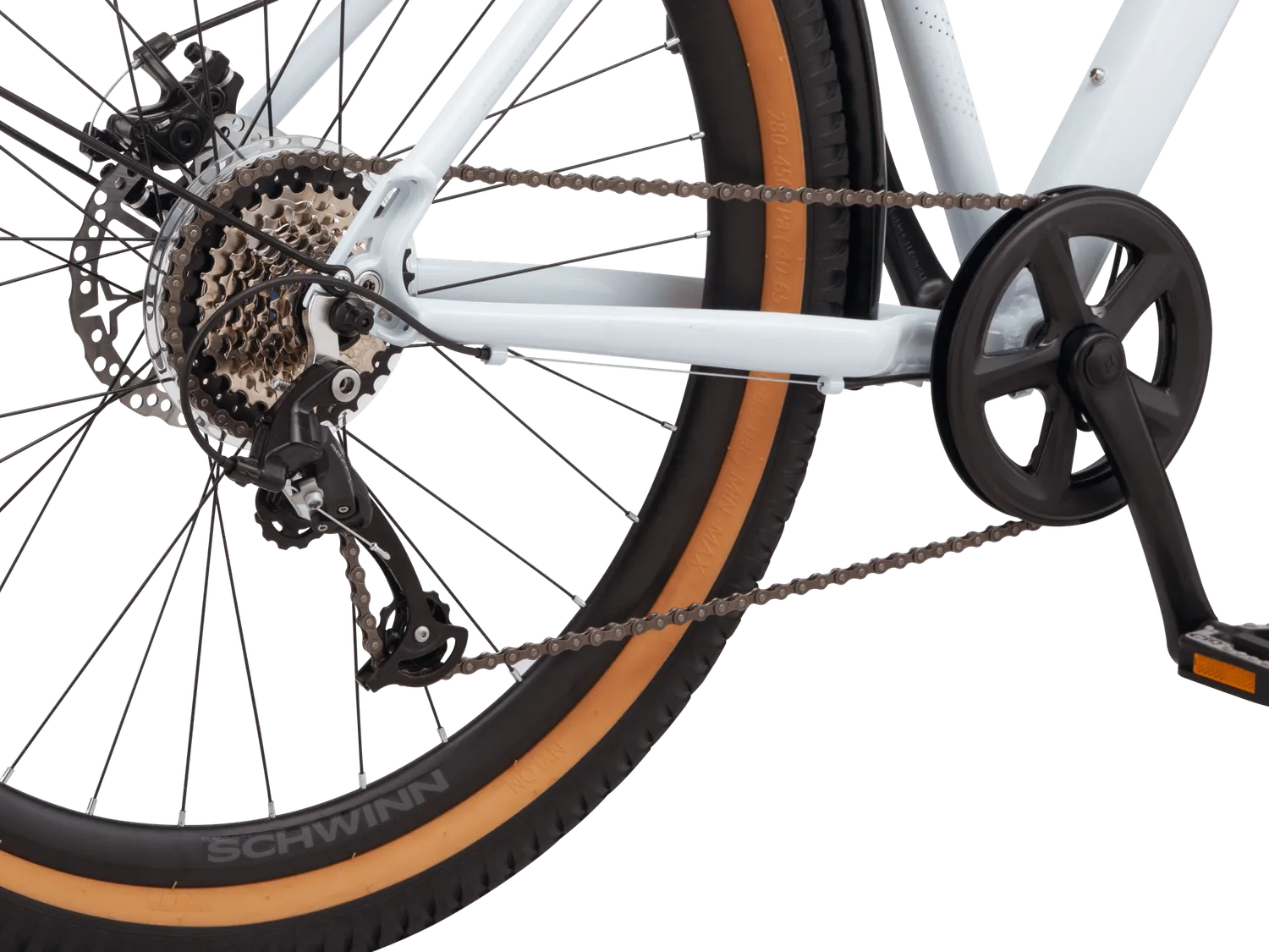 Schwinn Vega CE Low-Step bici ibrida bianca 27,5"
