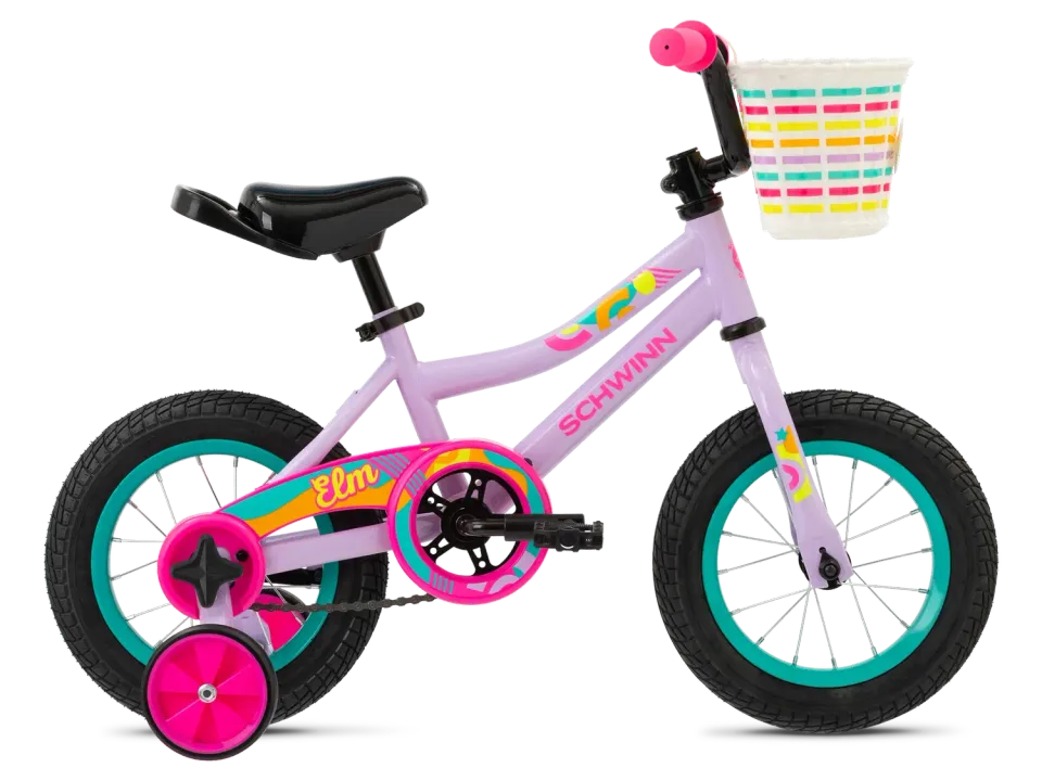 Schwinn Elm bici bimba 12 pollici lavanda 3-5 anni