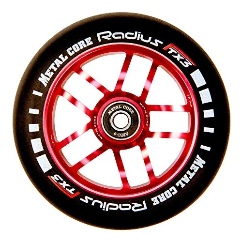 Bestial Wolf Radius ruota monopattino 120 mm rossa ABEC9