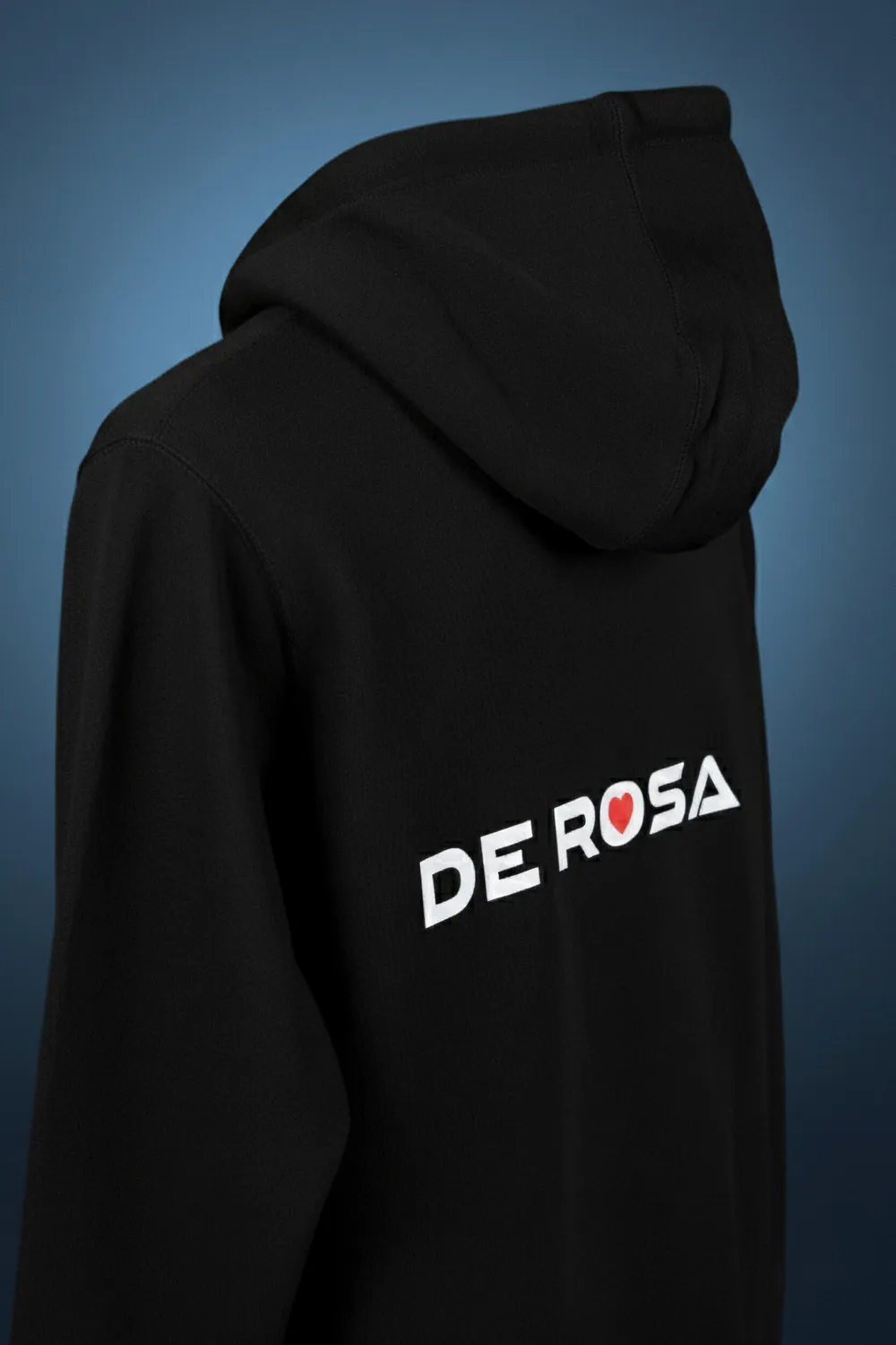 De Rosa Zip Hoodie felpa con cappuccio cotone bio con zip