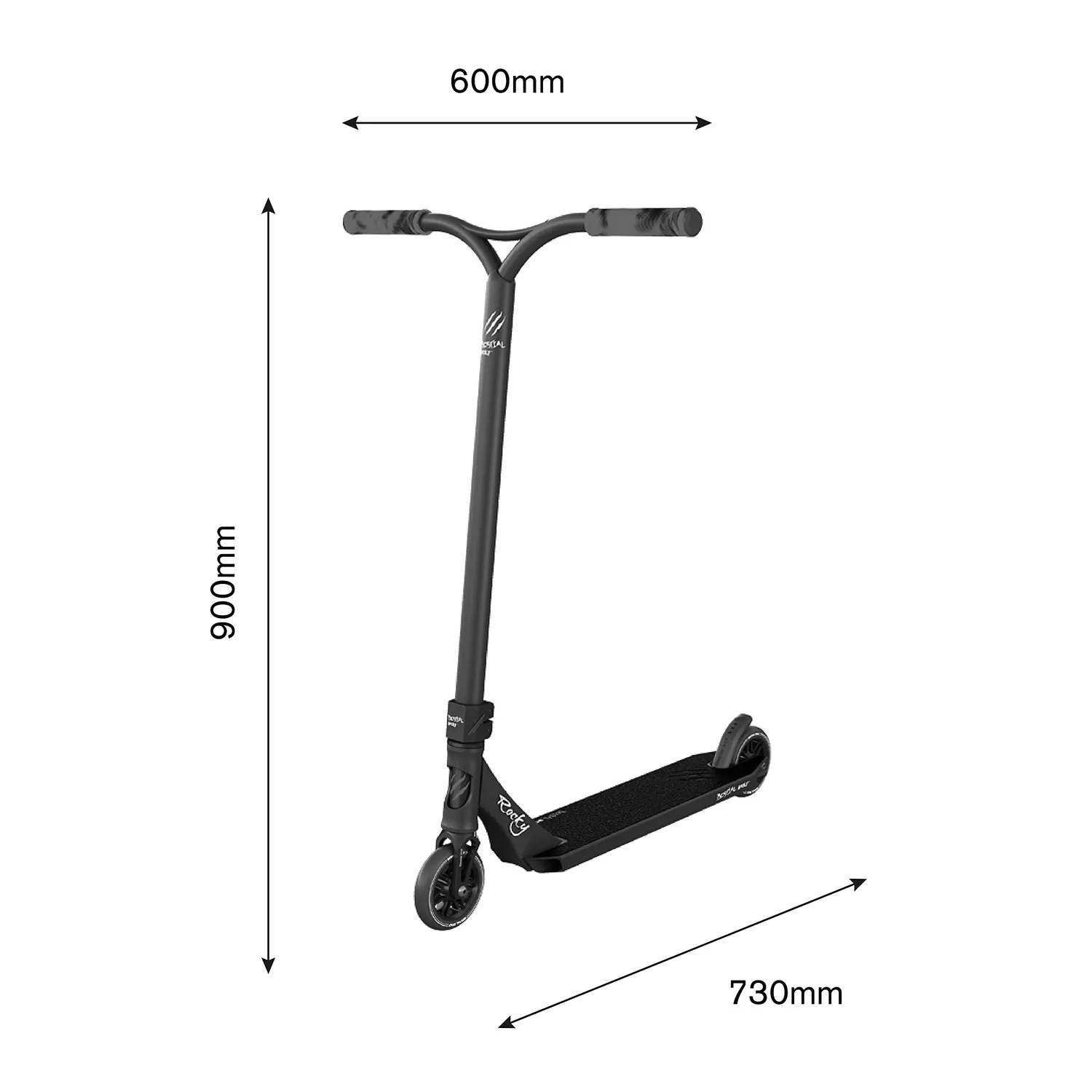 Bestial Wolf Rocky R12 Pro monopattino 120 mm