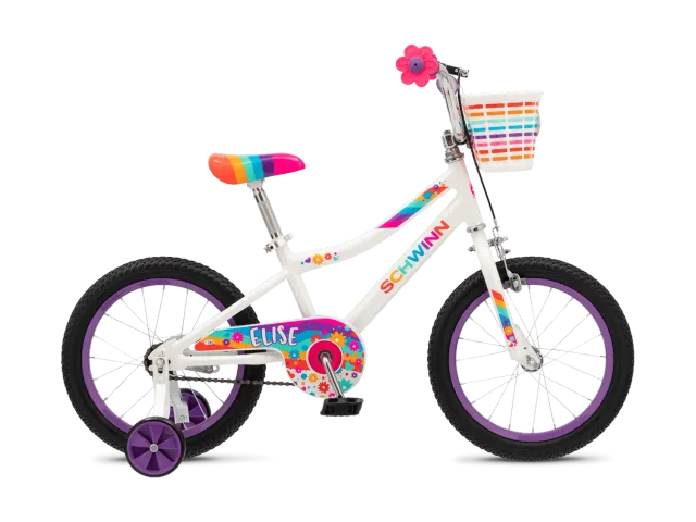 Schwinn Elise bici bambina 16 bianca rotelle