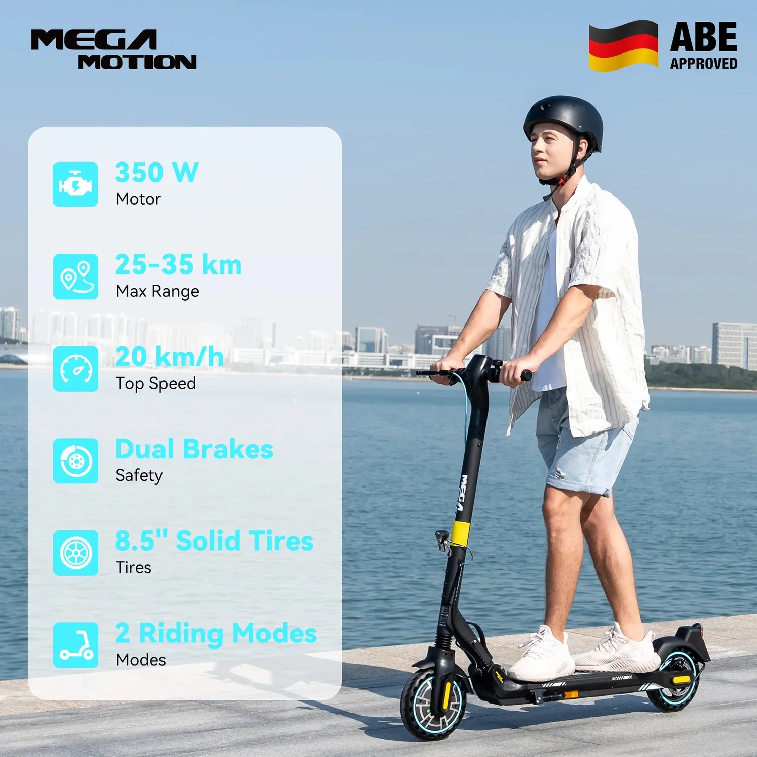 MEGA MOTION ME5 monopattino elettrico 350W 25 km IE