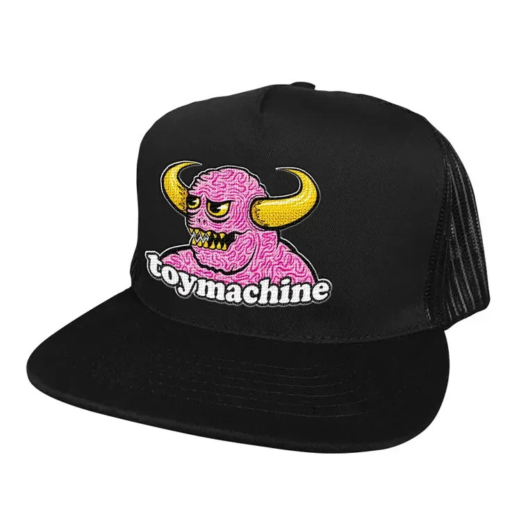 Toy Machine Brain Monster cappello trucker nero mesh