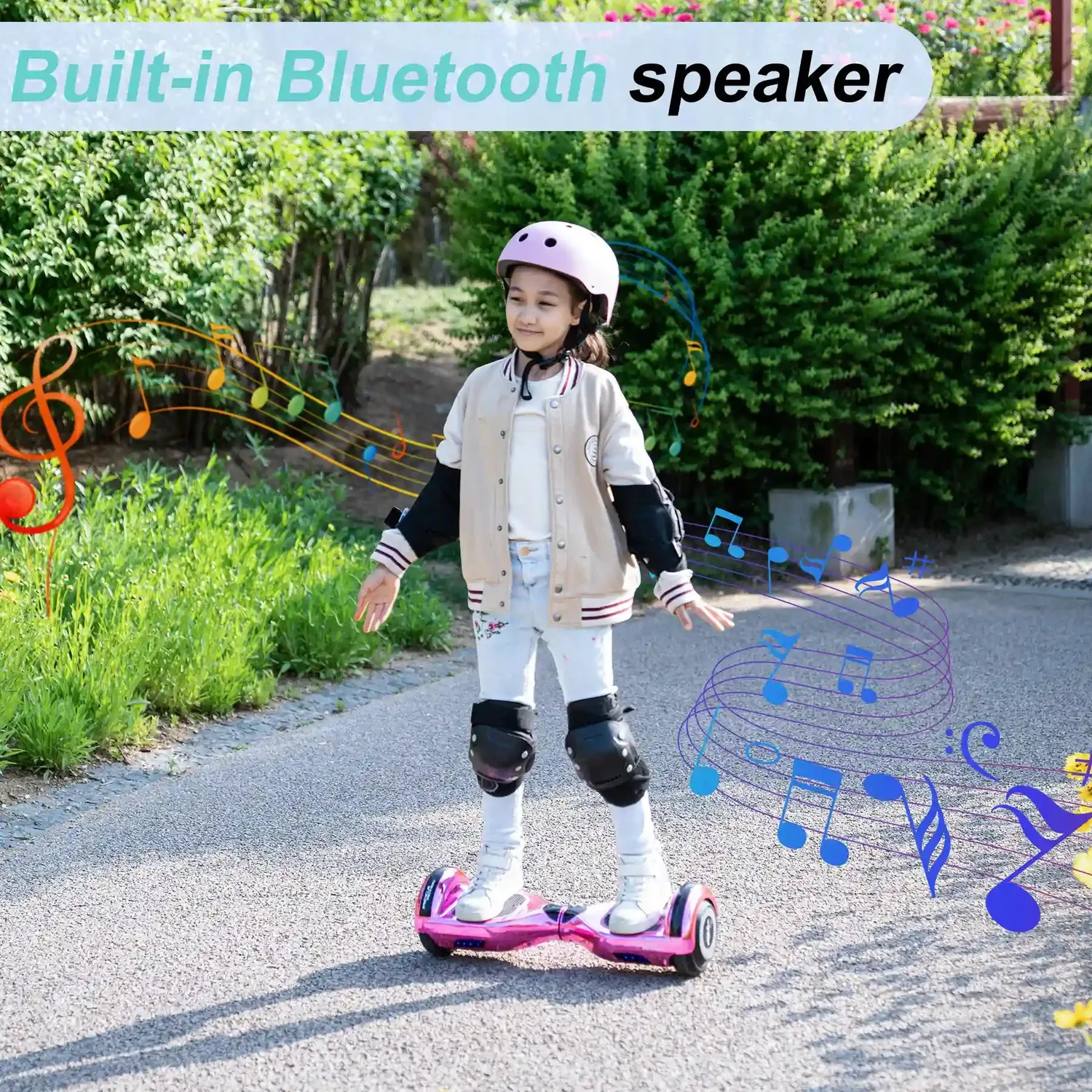 Mega Motion A03 hoverboard bambini 6,5 pollici LED combo
