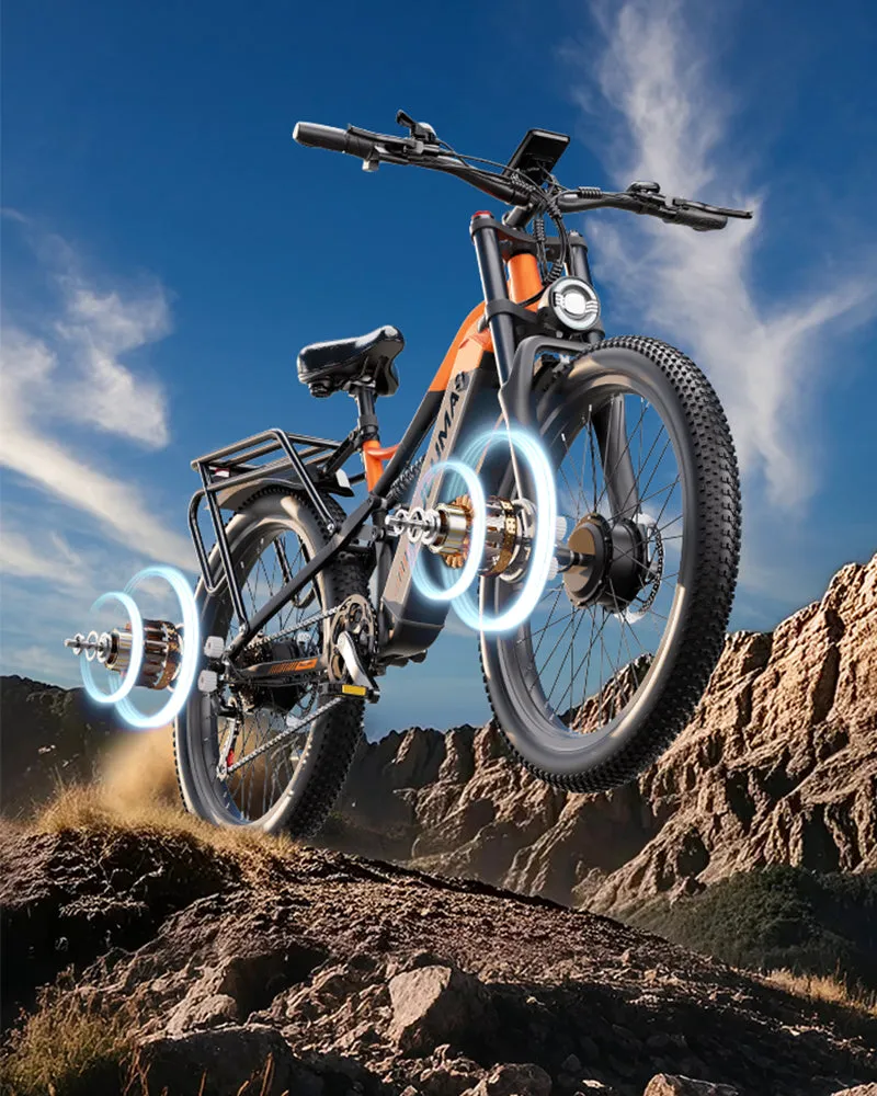 PULUMA PE86PRO bici elettrica 2x1000W 48V20Ah softtail