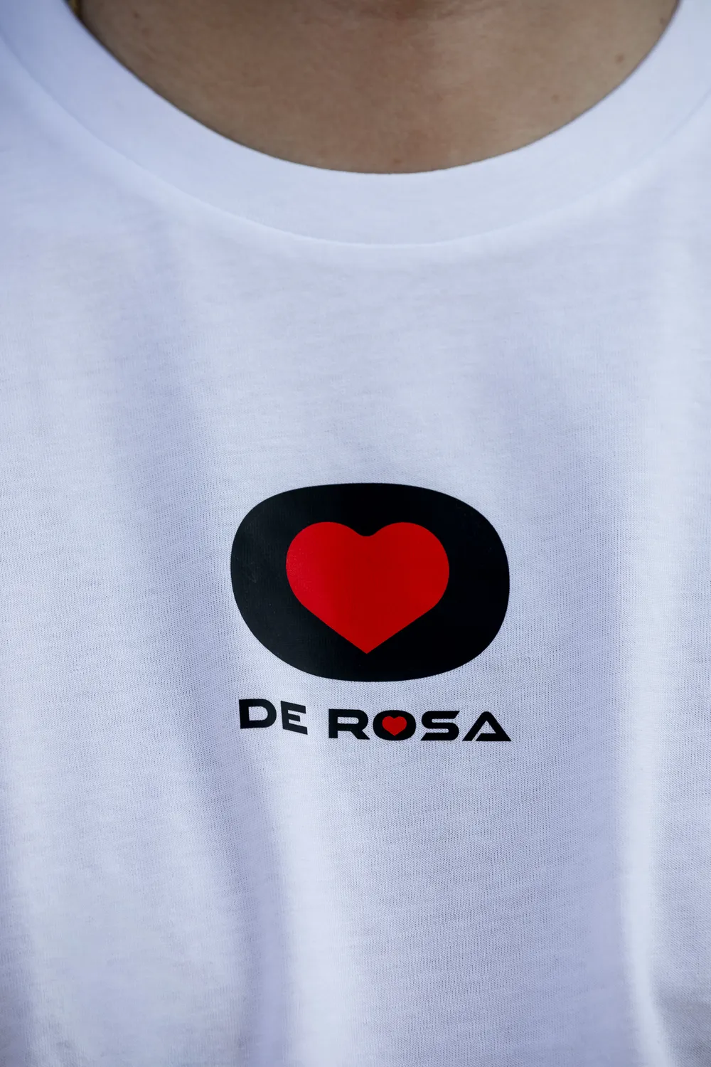 De Rosa 2026 Heart T-Shirt Maglietta Bianca