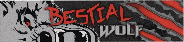 Bestial Wolf griptape monopattino 12x53 cm nero