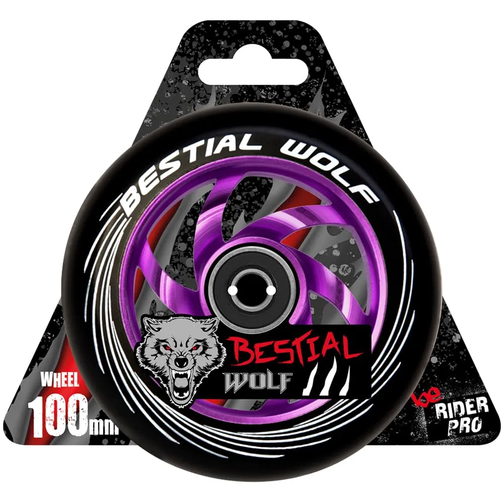 Bestial Wolf Twister ruota monopattino 110 mm viola