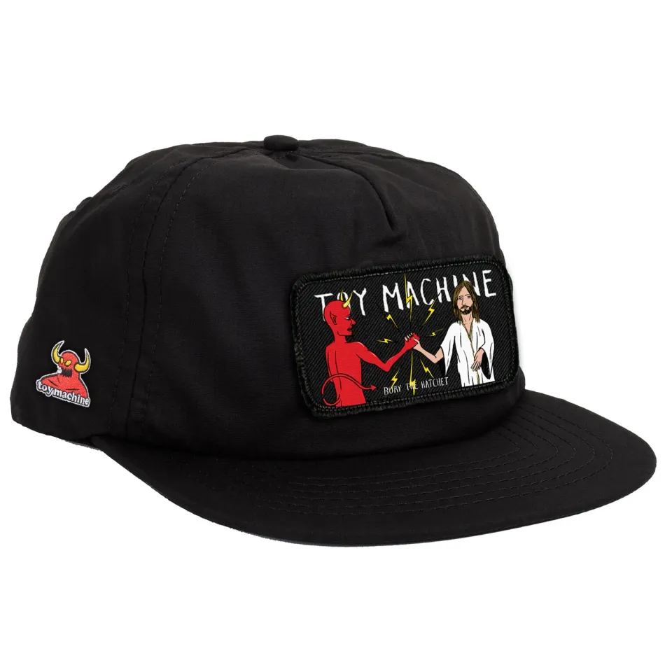 Toy Machine Bury The Hatchet cappellino nero regolabile
