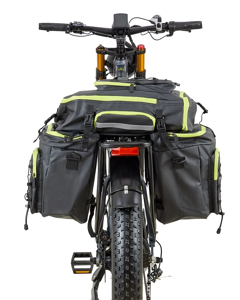 PULUMA 3 in 1 borsa bici posteriore tripla impermeabile