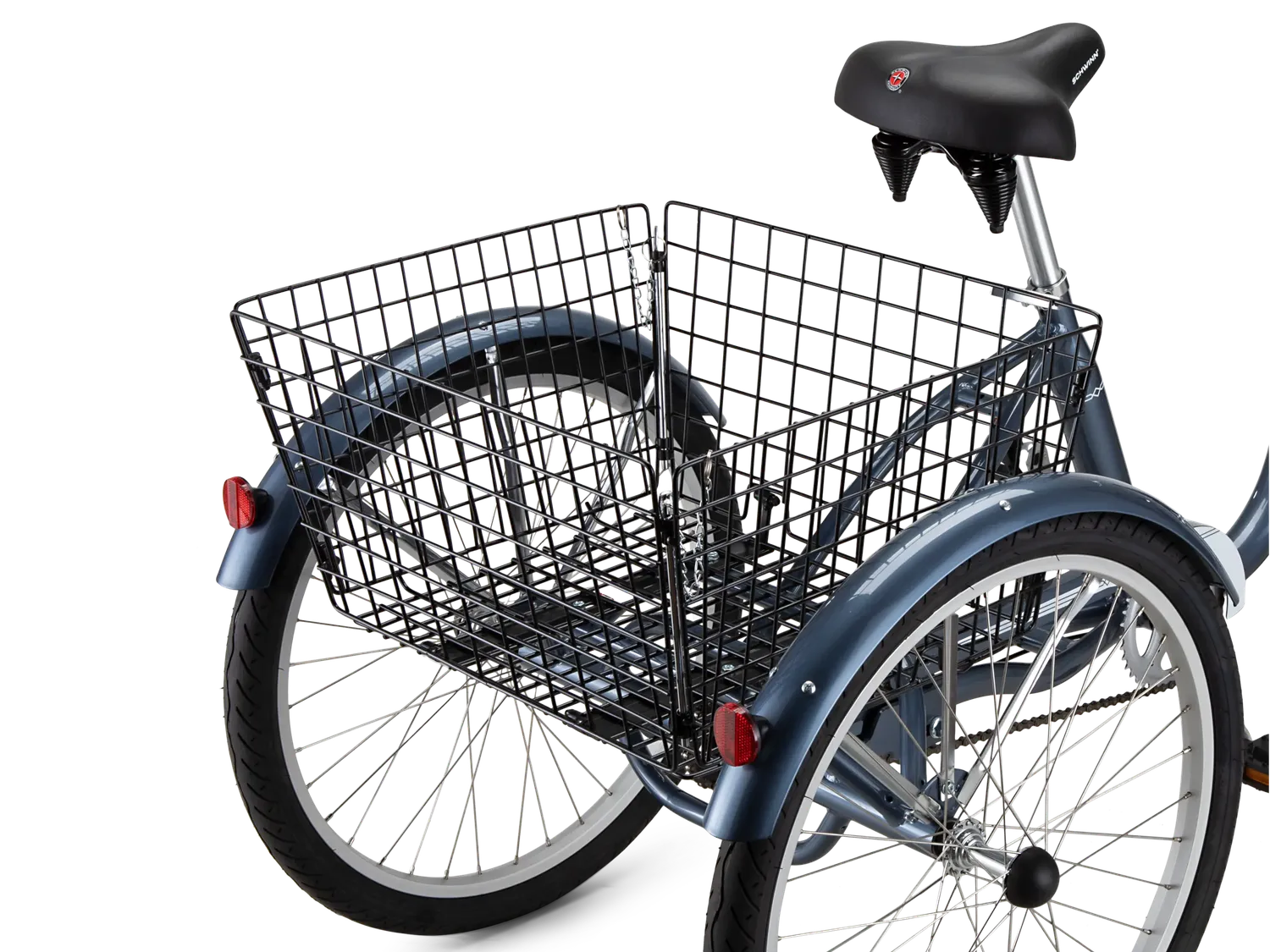 Schwinn Meridian triciclo adulto blu 24" 3 ruote