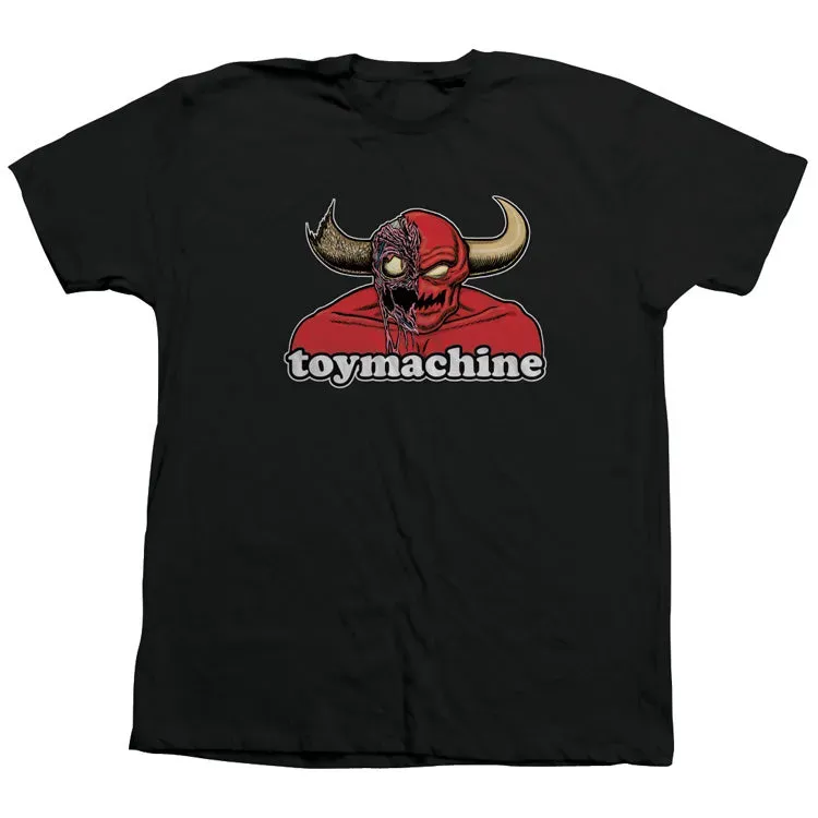 Toy Machine Face Melt maglietta skate nera cotone