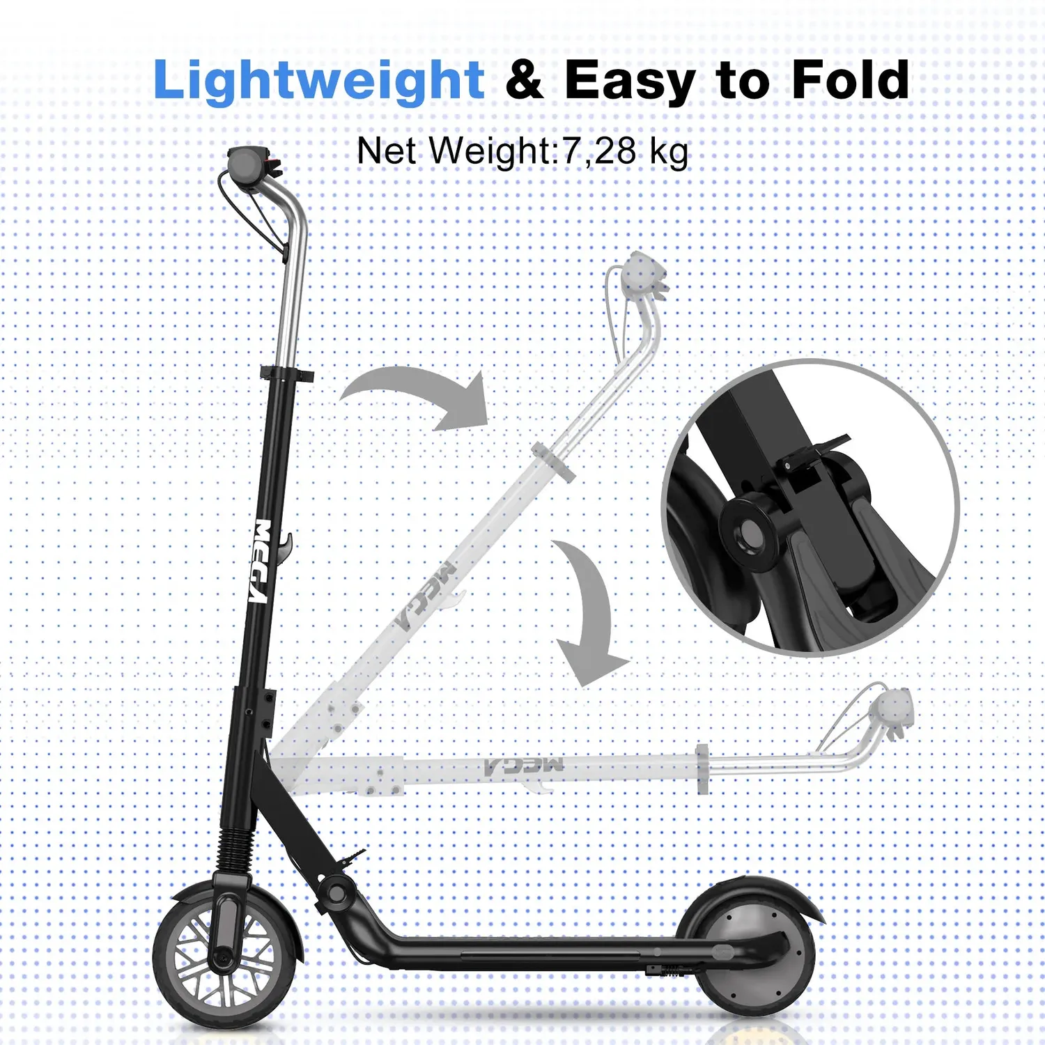 Mega Motion ME1 monopattino elettrico bambini nero