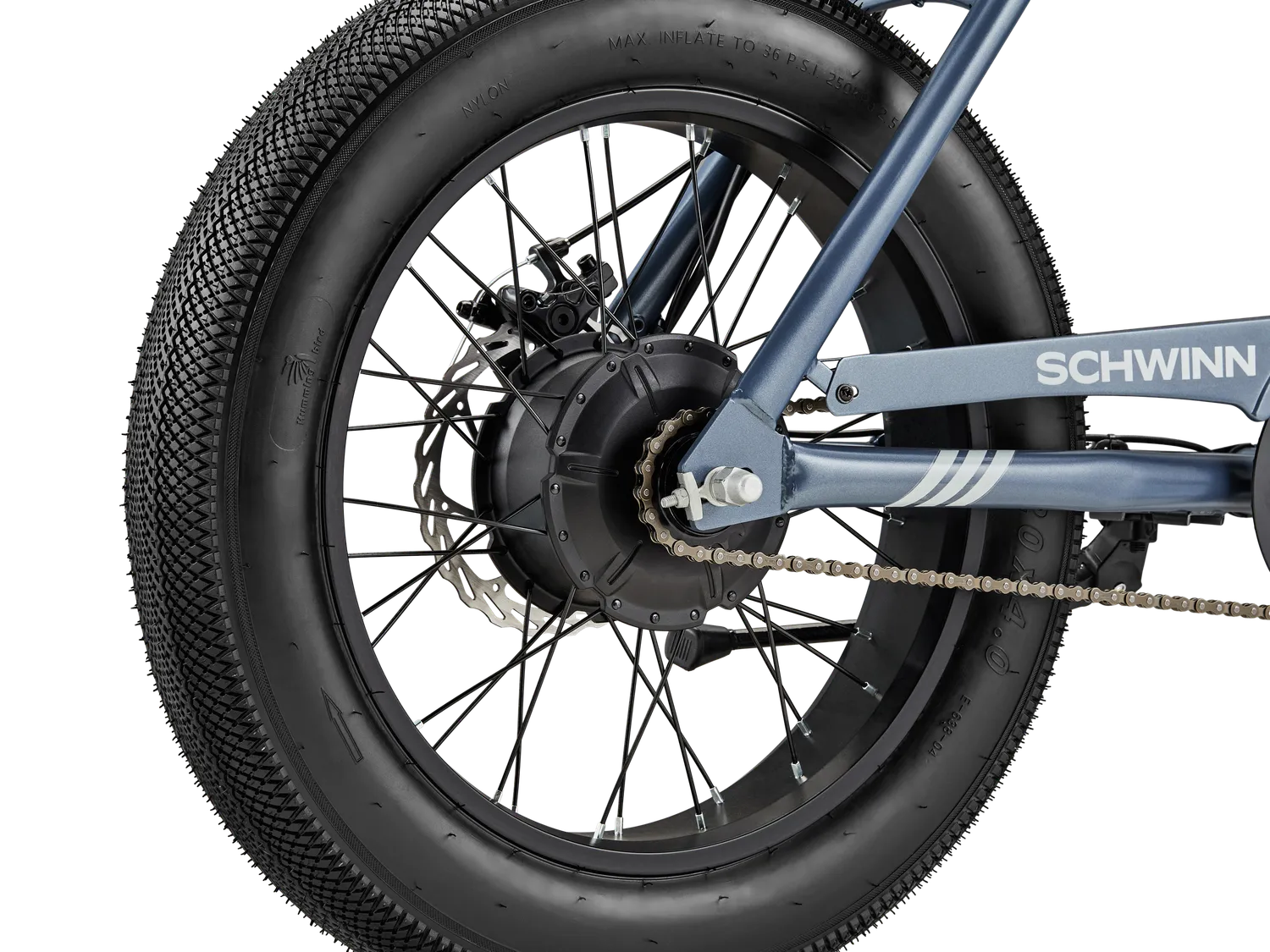 Schwinn Hurricane 20" bici elettrica compatta blu 20"