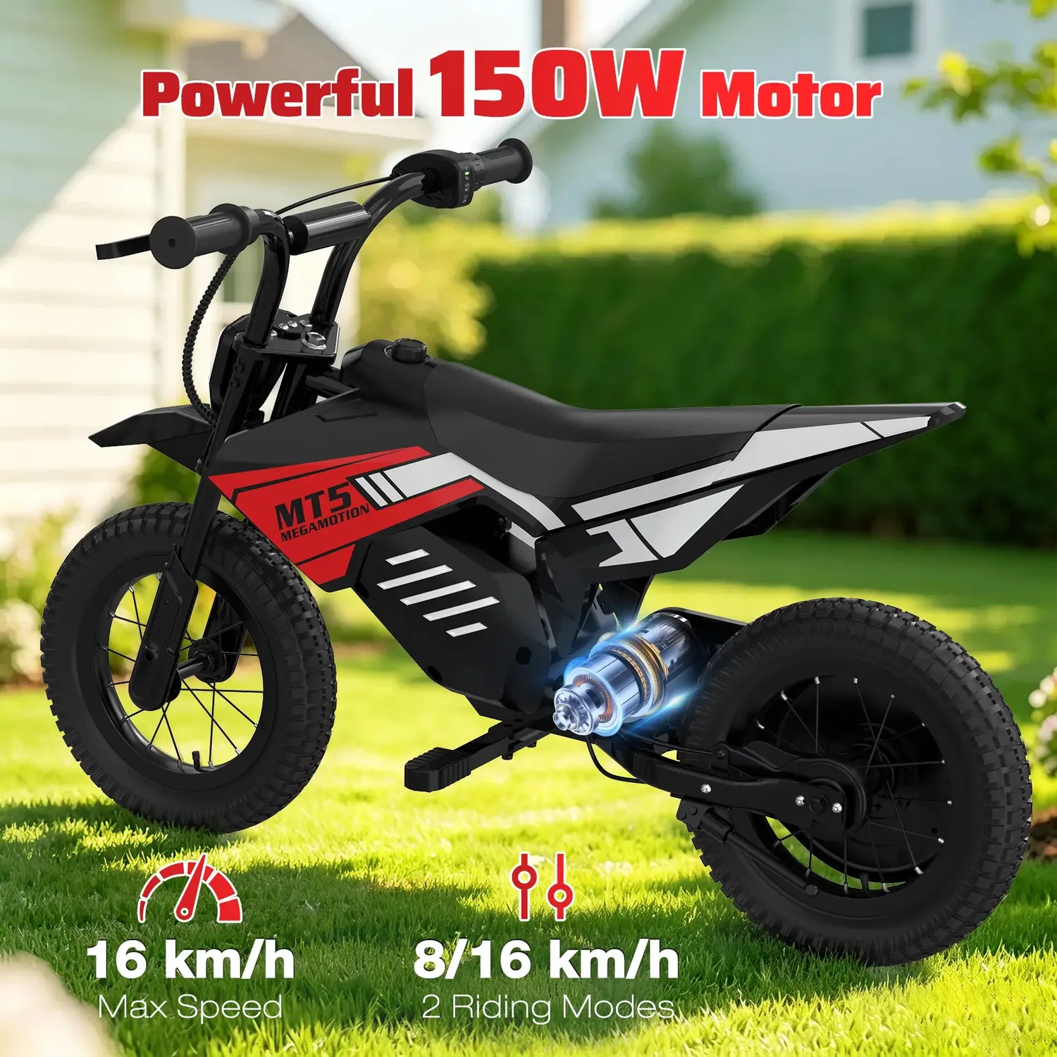 MEGA MOTION MT5 moto elettrica bimbi 16 km/h IE