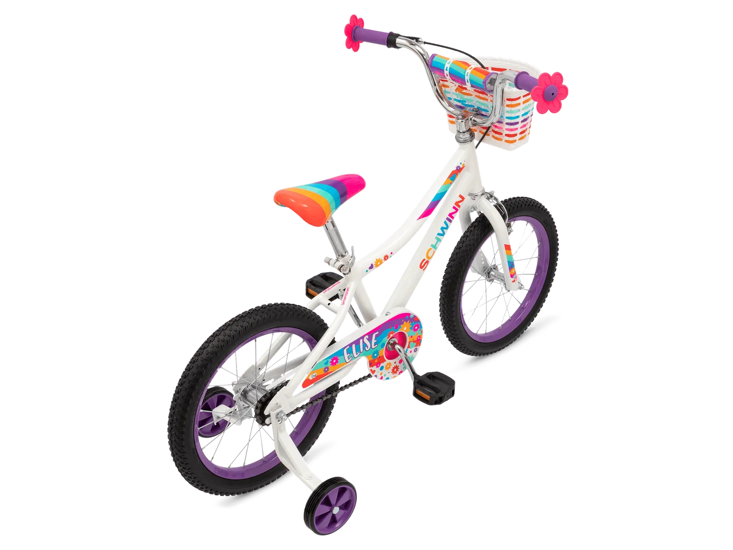 Schwinn Elise bici bambina 16 bianca rotelle