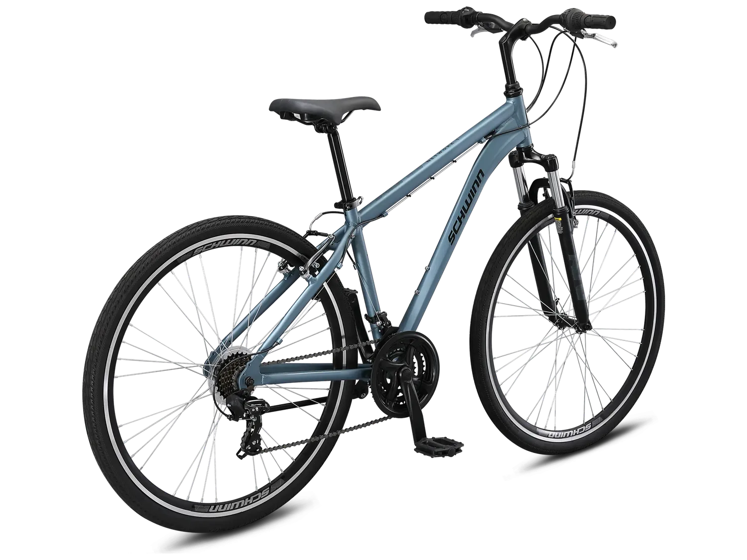 Schwinn Network 1.0 bici ibrida blu 700c comfort
