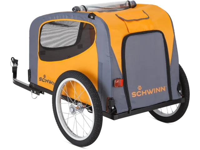 Schwinn Rascal rimorchio bici per cani arancione